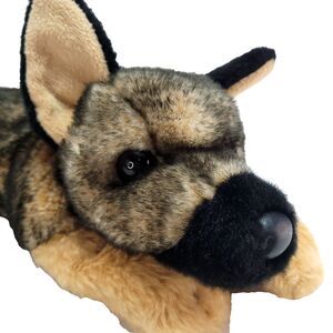 Douglas Realistic German Shepherd Plush Dog 17" Mya Puppy Laying Stuffed Toy